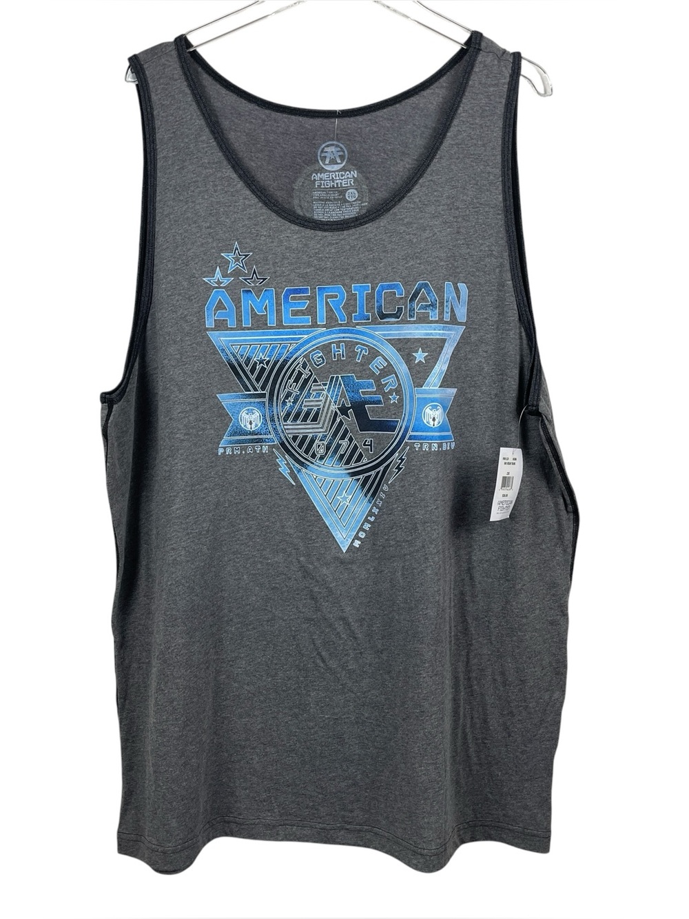 American Fighter Gray Double Sided Tank Top Men’s Size 2XL NWT